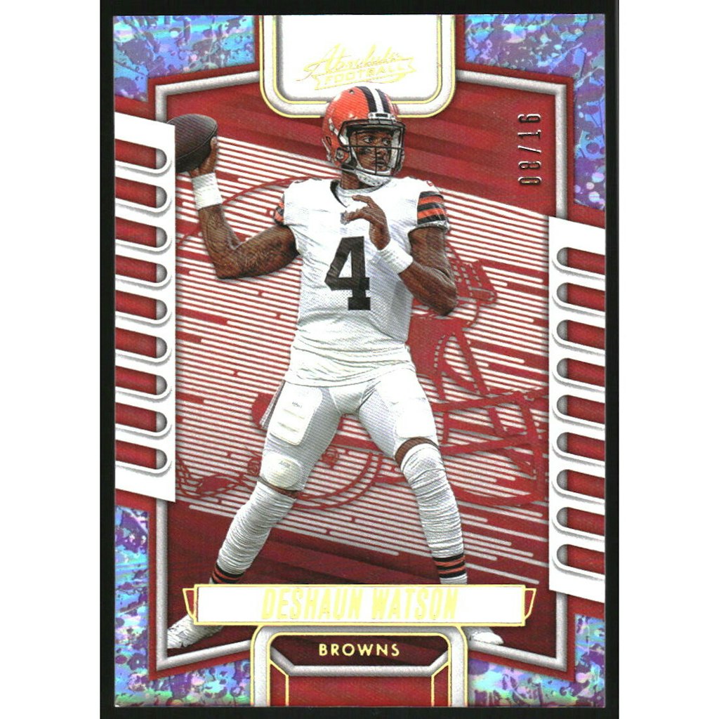 2023 Absolute Spectrum Splash Deshaun Watson #10 Card: $15 2023 Absolute Spectrum Splash Deshaun Watson #10 Card: $15