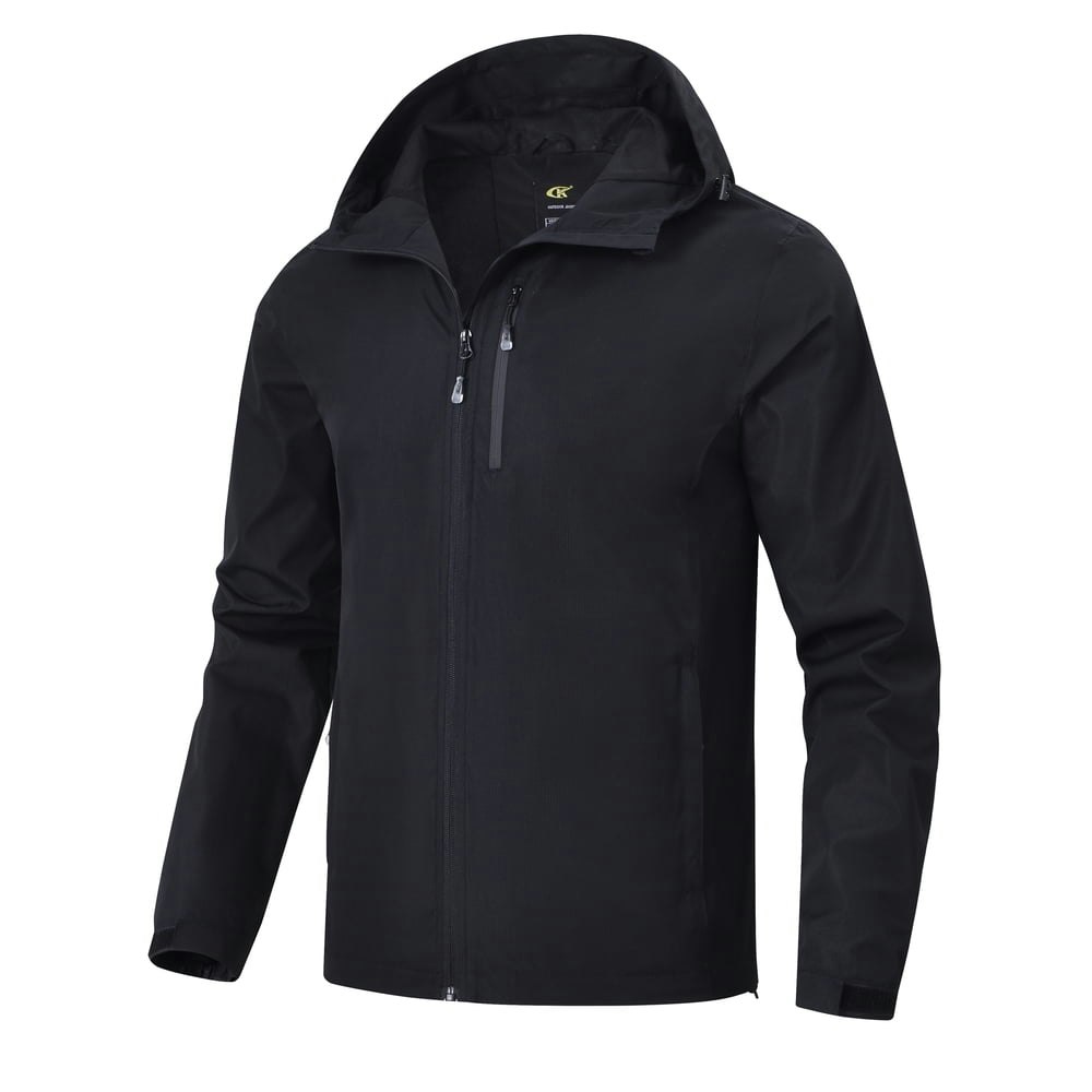 Weilanxin Men's Packable Lightweight Hooded Rain Jacket: $29.99