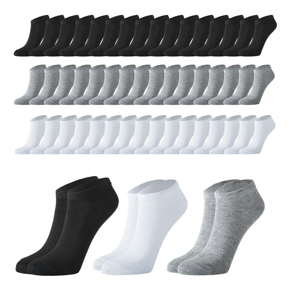 Usavemo Low-Cut Ankle Socks 60-Pair Pack: $19.98 Usavemo Low-Cut Ankle Socks 60-Pair Pack: $19.98