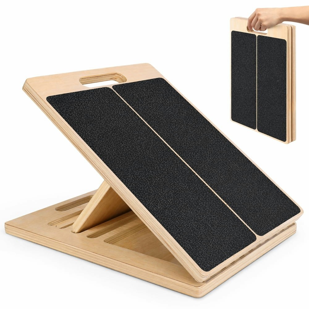 Portable Wooden Slant Board: $23.99 Portable Wooden Slant Board: $23.99