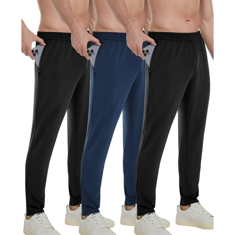 Telaleo Men's Quick Dry Athletic Jogger Pants 3-Pack: $26.99 Telaleo Men's Quick Dry Athletic Jogger Pants 3-Pack: $26.99