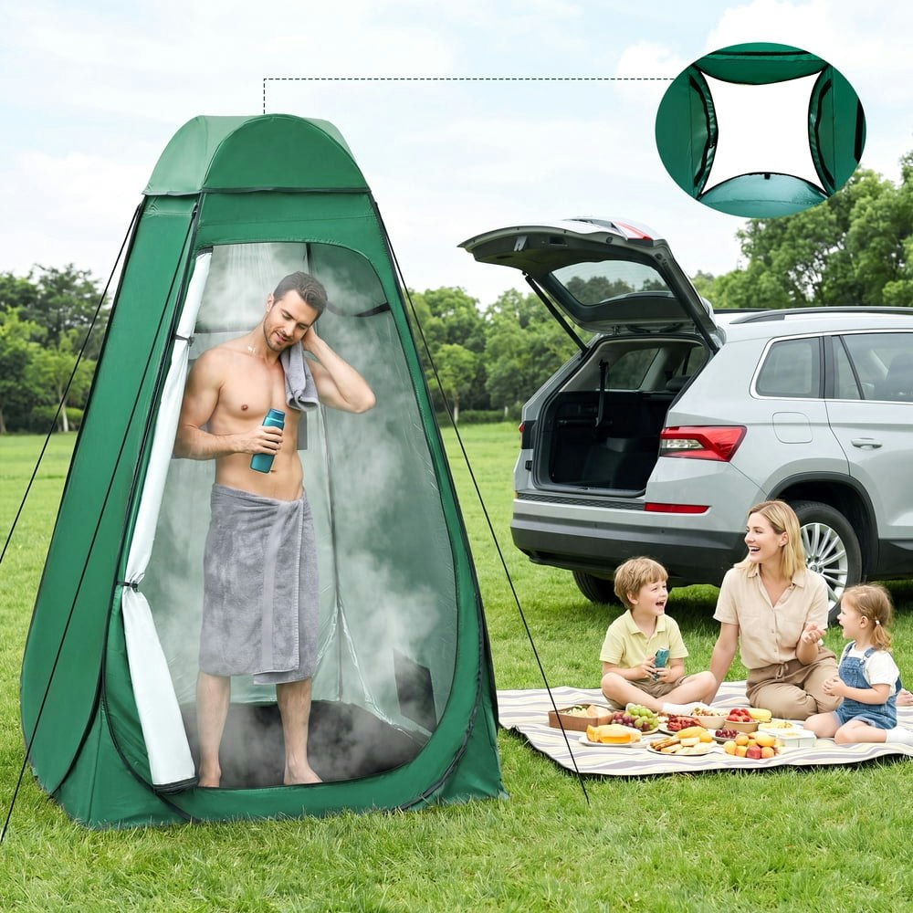 Reloive Portable Pop-Up Privacy Shower Tent: $26.98 Reloive Portable Pop-Up Privacy Shower Tent: $26.98