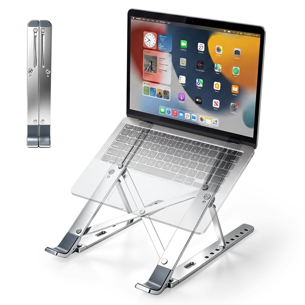 Atzeste Adjustable Aluminum Laptop Stand: $14.99 Atzeste Adjustable Aluminum Laptop Stand: $14.99