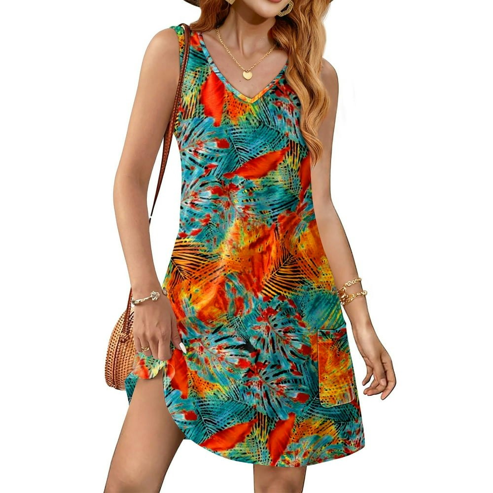 Fantaslook Women's Sleeveless Floral Sundress: $13.99 Fantaslook Women's Sleeveless Floral Sundress: $13.99
