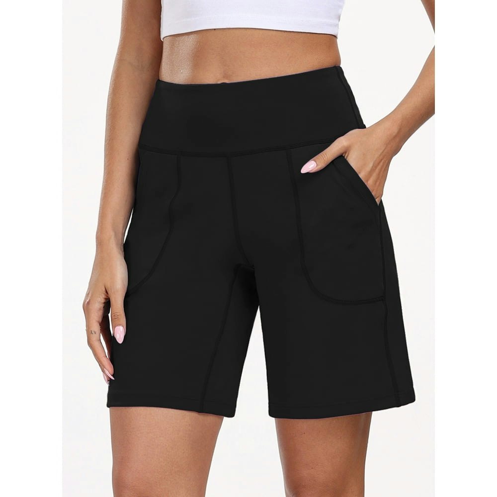 Neleus Women's High-Waisted Athletic Workout Shorts: $14.99 Neleus Women's High-Waisted Athletic Workout Shorts: $14.99