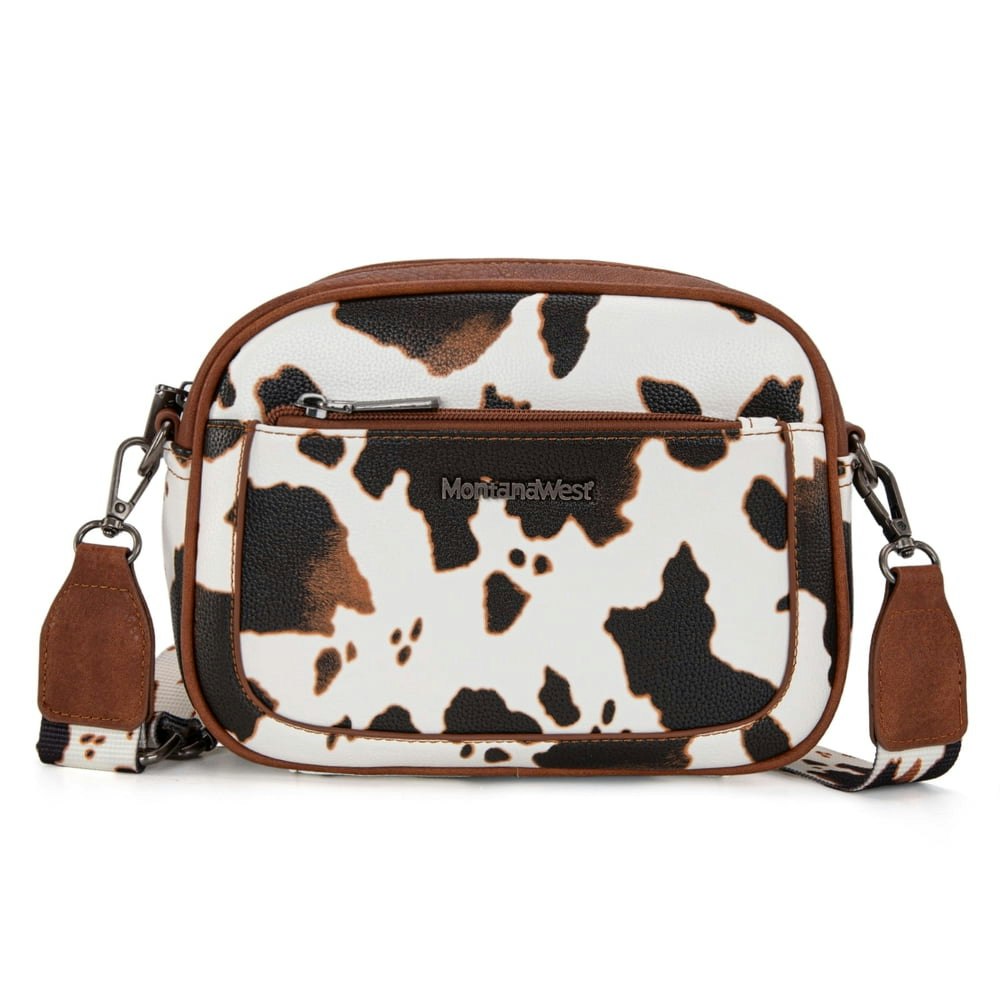 Montana West Small Cow Print Crossbody Bag: $21.99