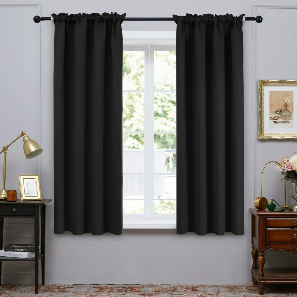 Zopzo 42" x 63" Blackout Curtains 2-Pack: $18.99