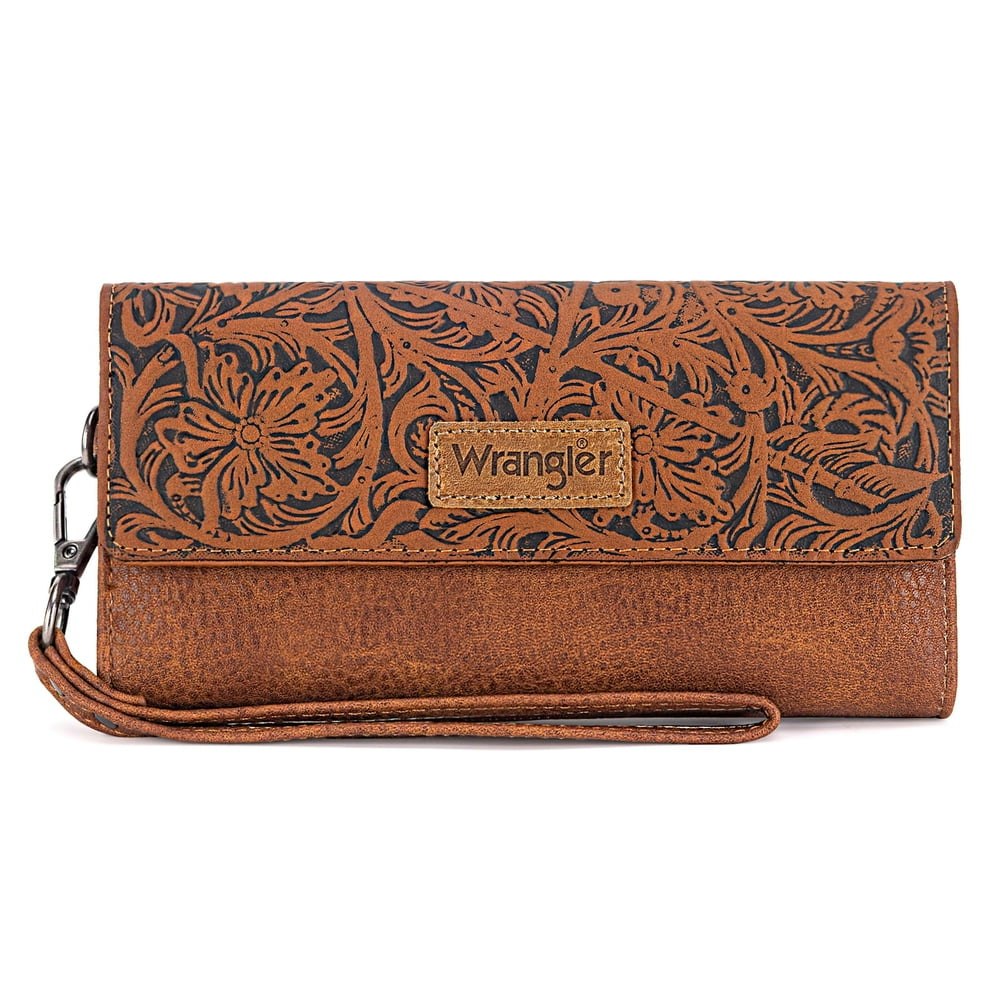 Wrangler Women's Western Trifold Clutch Wallet: $38.99 Wrangler Women's Western Trifold Clutch Wallet: $38.99
