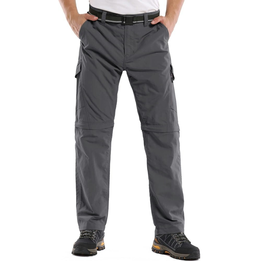Liyiyiyia Men's Convertible Zip-Off Hiking Cargo Pants: $29.85 Liyiyiyia Men's Convertible Zip-Off Hiking Cargo Pants: $29.85