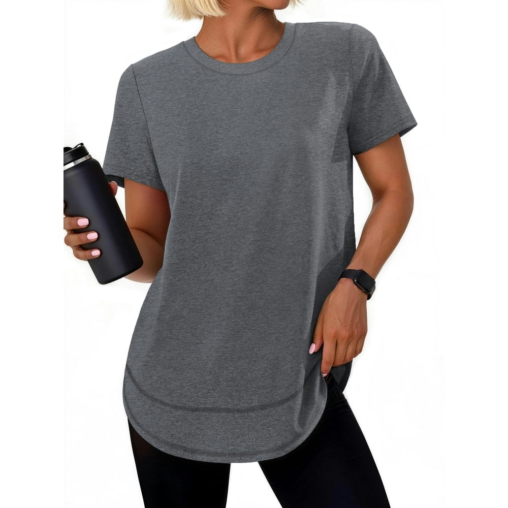 Rosvigor Women's Short Sleeve Athletic Workout Top: $11.99