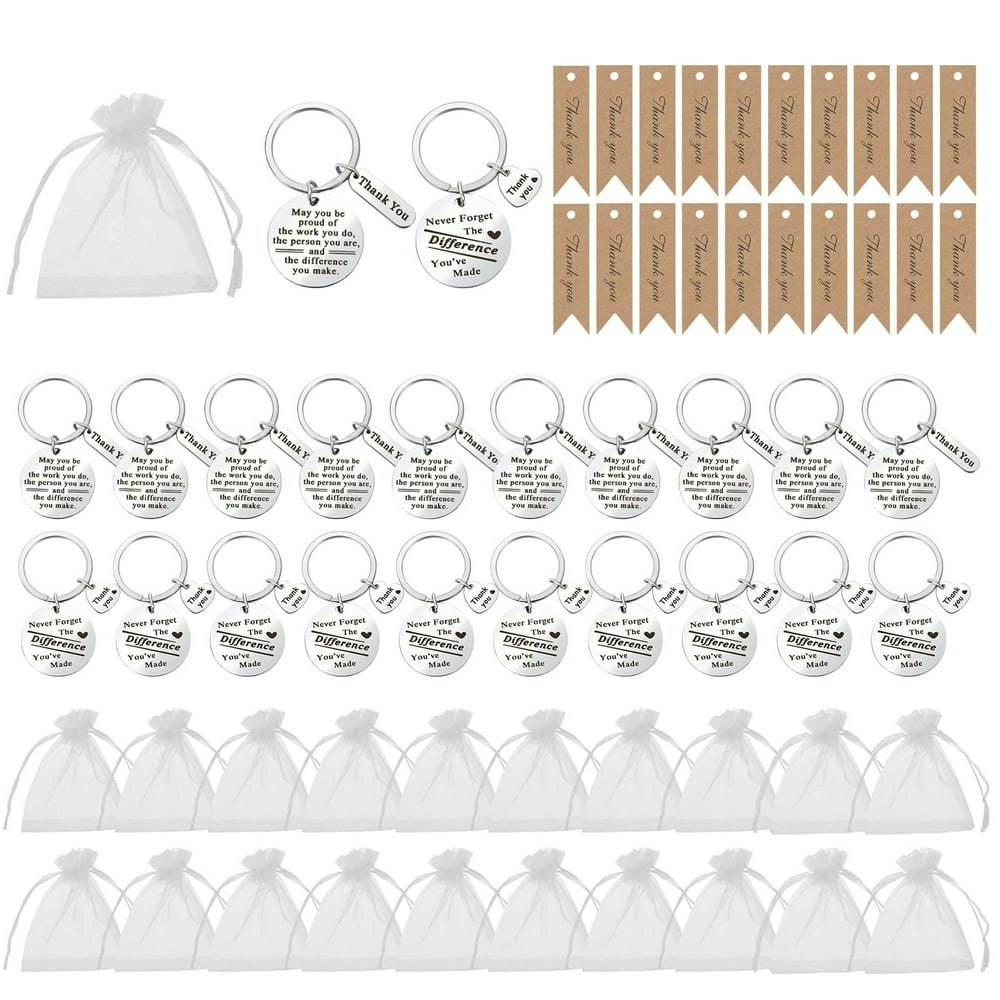 Bocaoying Thank You Keychain 20-Set: $13.29 Bocaoying Thank You Keychain 20-Set: $13.29