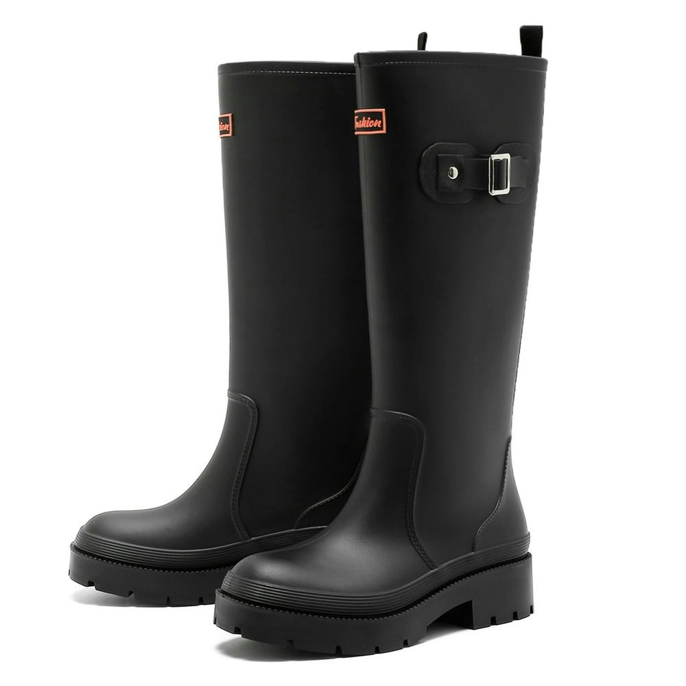 Lcamaw Women's Waterproof Rubber Rain Boots: $35.99 Lcamaw Women's Waterproof Rubber Rain Boots: $35.99