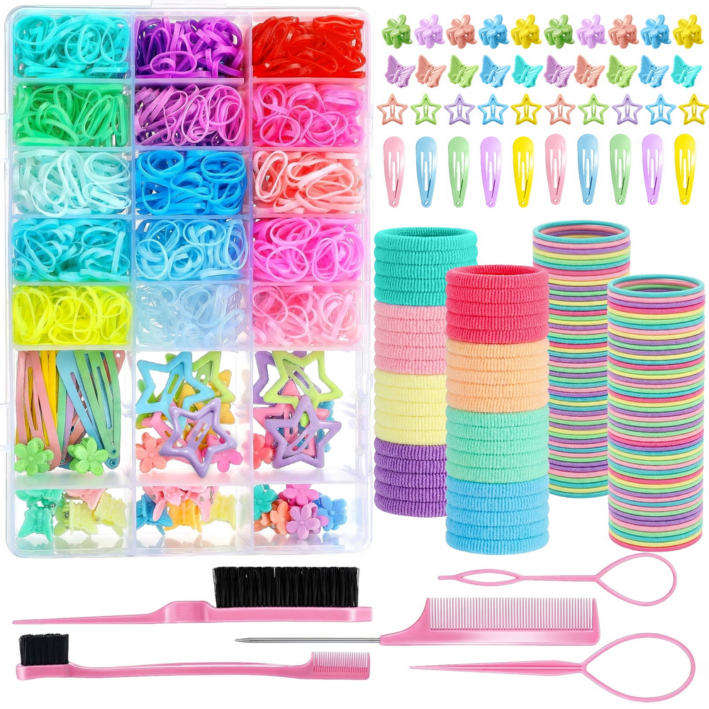 Livhil Hair Ties and Accessories 1,695-Piece Set: $9.99 Livhil Hair Ties and Accessories 1,695-Piece Set: $9.99