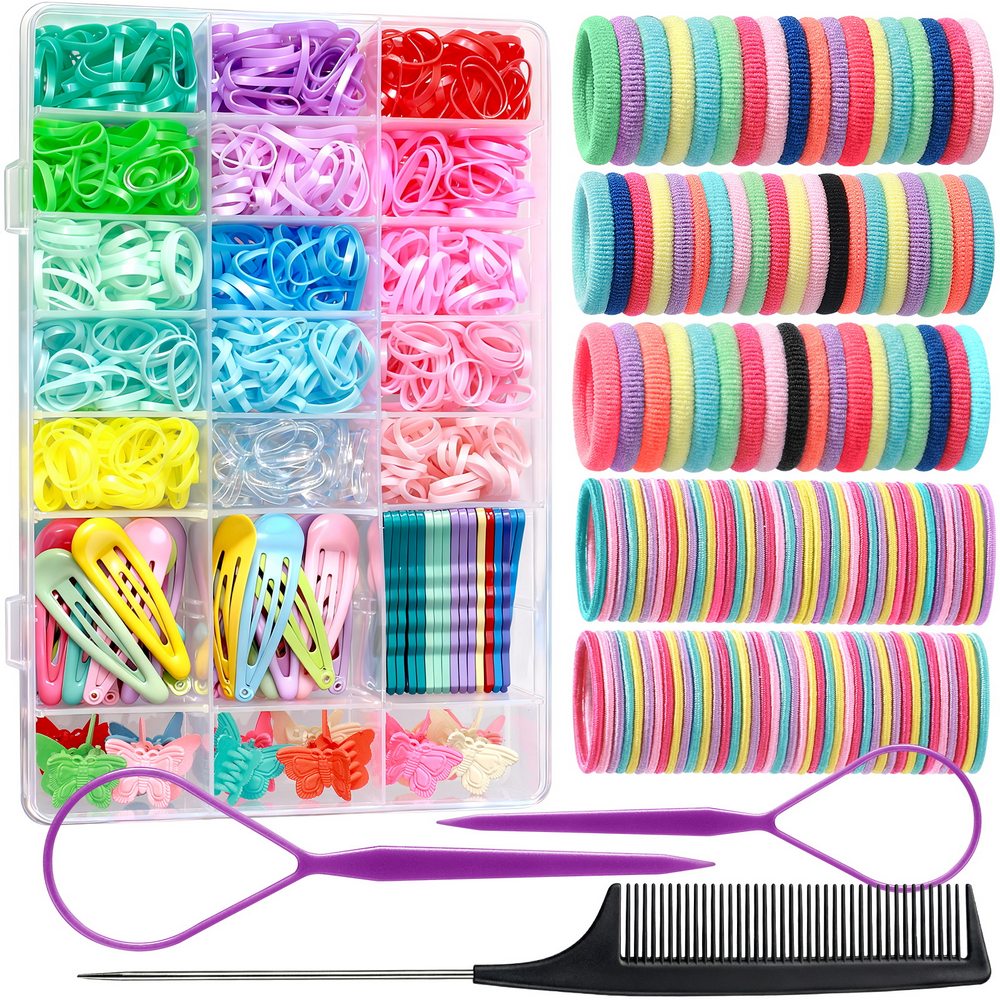 Livhil Elastic Hair Bands and Clips Set: $9.99 Livhil Elastic Hair Bands and Clips Set: $9.99