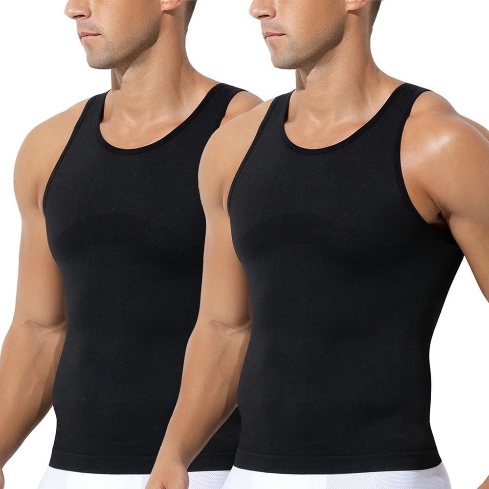 Men's Compression Shapewear Tank Top 2-Pack: $19.99