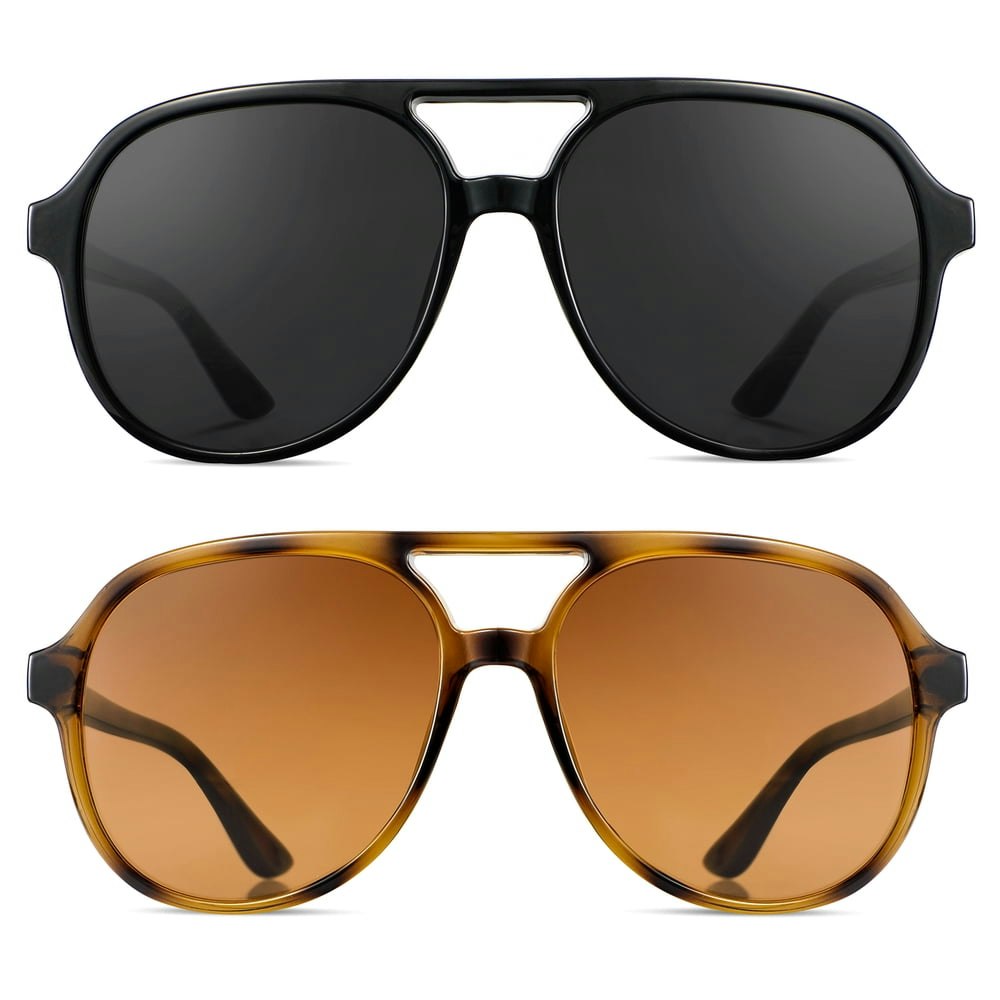 Kaliyadi Women's Aviator Sunglasses 2-Pack: $16.99