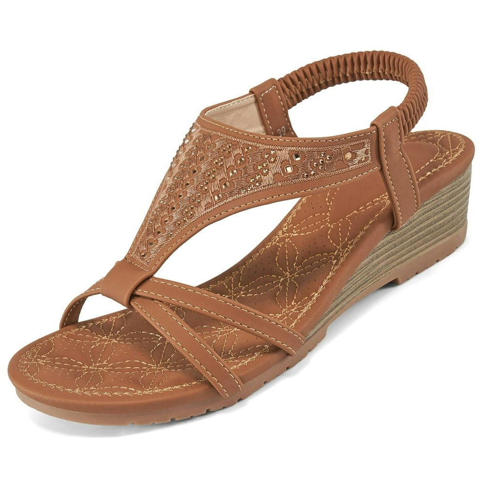 Ablanczoom Women's Platform Wedge Sandals: $15.99 Ablanczoom Women's Platform Wedge Sandals: $15.99