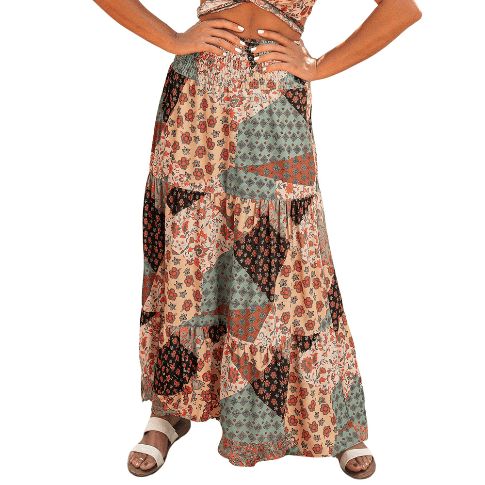 Somer Women's Floral Boho Maxi Skirt: $11.39 Somer Women's Floral Boho Maxi Skirt: $11.39