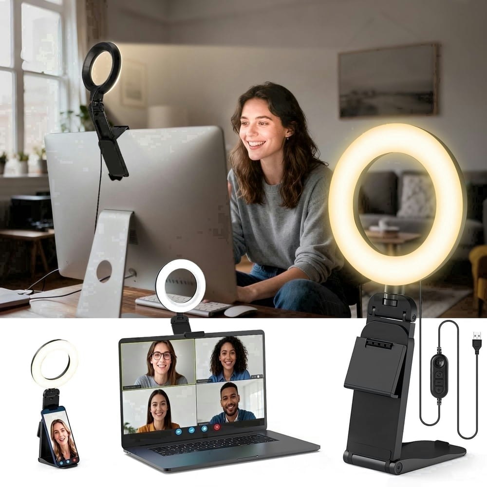 Pucachi 5-inch Portable LED Ring Light: $16.99 Pucachi 5-inch Portable LED Ring Light: $16.99