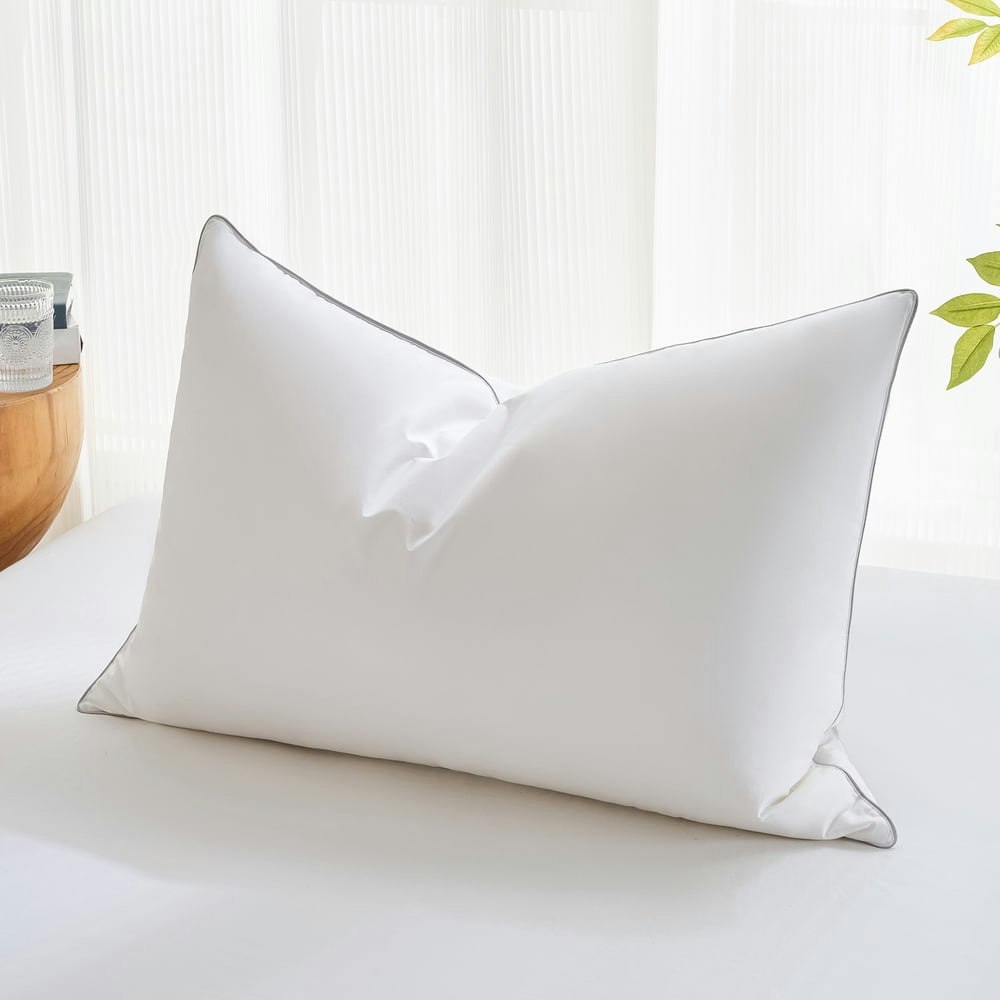 Aquzin Queen Feather Down Pillow: $19.99