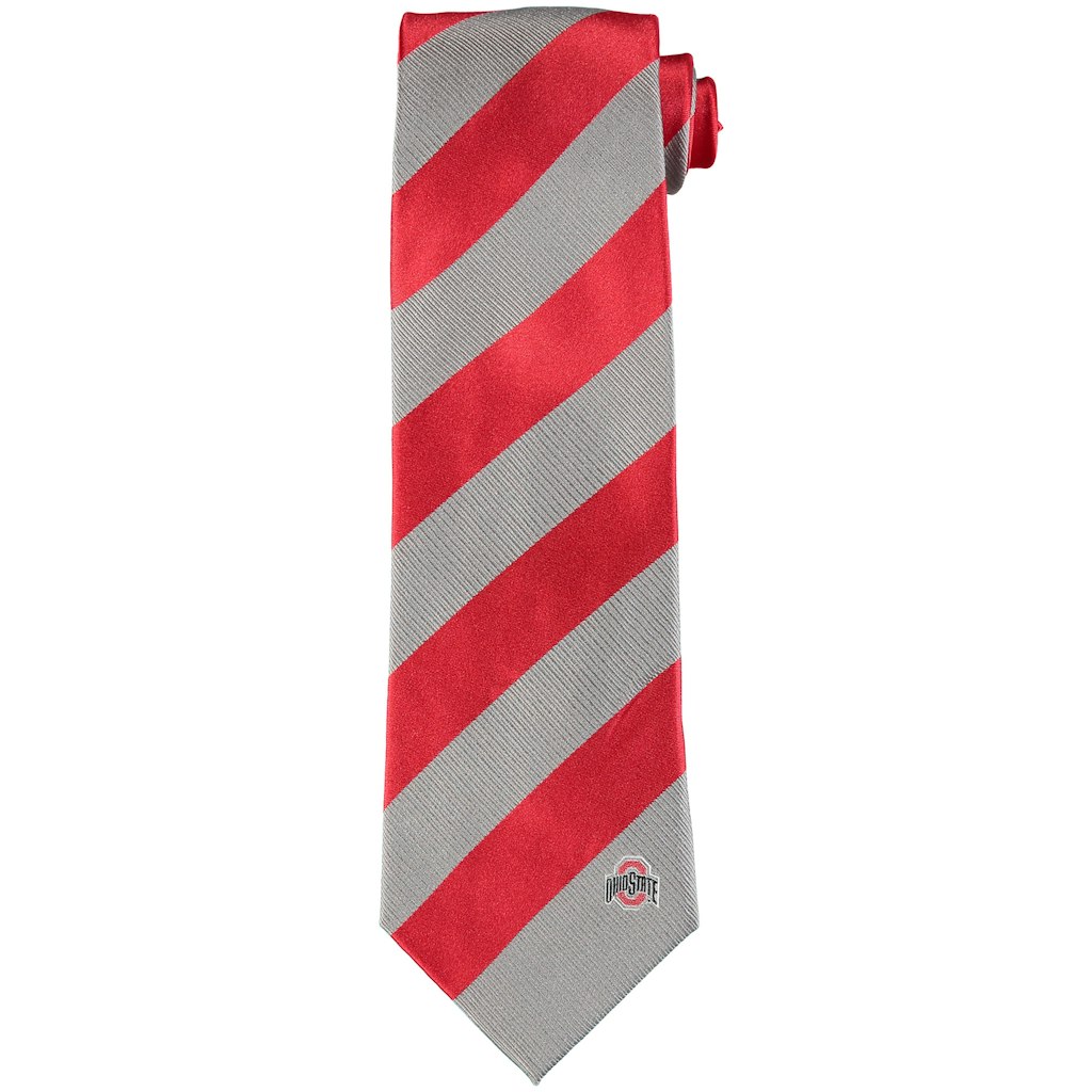 Ohio State Buckeyes Regiment Woven Silk Tie: $47.99 Ohio State Buckeyes Regiment Woven Silk Tie: $47.99