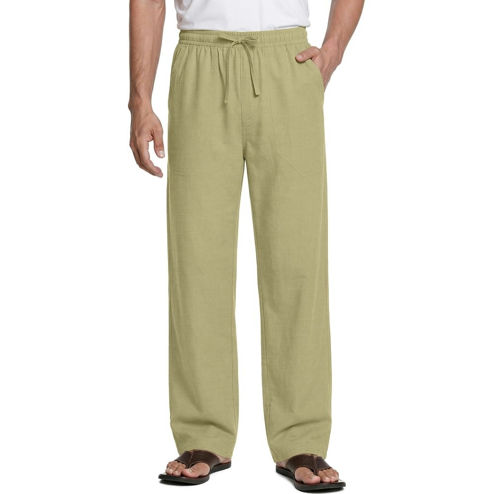 Gents Bliss Men's Linen Drawstring Pants: $17.99 Gents Bliss Men's Linen Drawstring Pants: $17.99