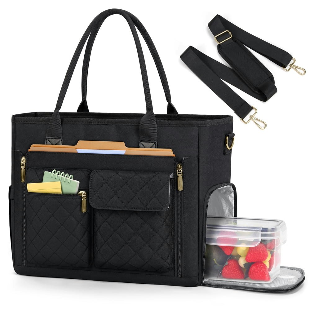 Rainsmore Teacher Tote Bag with Laptop Compartment: $29.96 Rainsmore Teacher Tote Bag with Laptop Compartment: $29.96