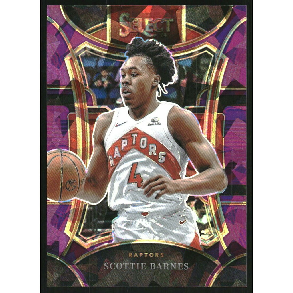 2023-24 Select Prizm Purple Cracked Ice Scottie Barnes Card: $12 2023-24 Select Prizm Purple Cracked Ice Scottie Barnes Card: $12