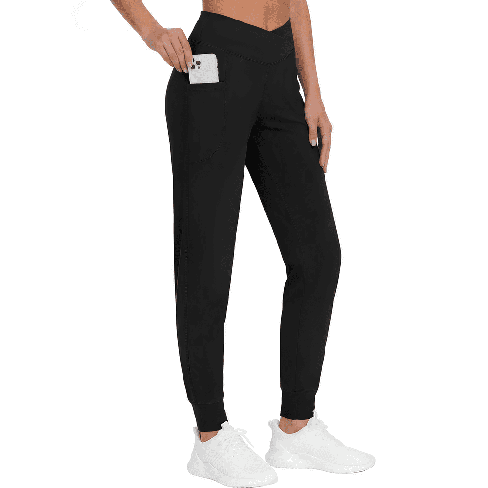 Rosvigor Women's Crossover High Waisted Yoga Joggers: $17.99 Rosvigor Women's Crossover High Waisted Yoga Joggers: $17.99