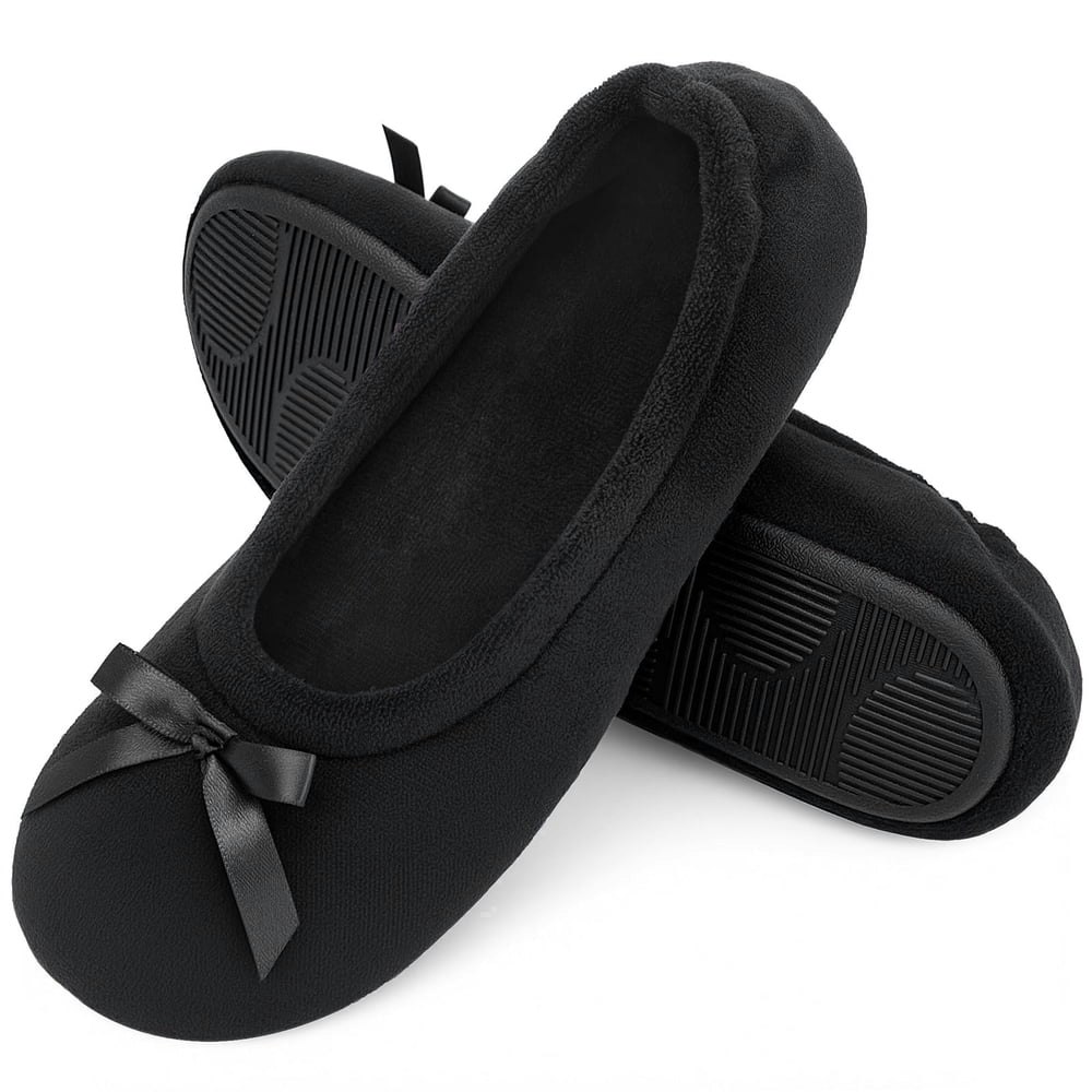 Home Top Women's Coral Fleece Ballet Slippers: $12.99 Home Top Women's Coral Fleece Ballet Slippers: $12.99