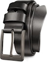 Men's Leather Dress Belt for $5 + free shipping w/ Prime