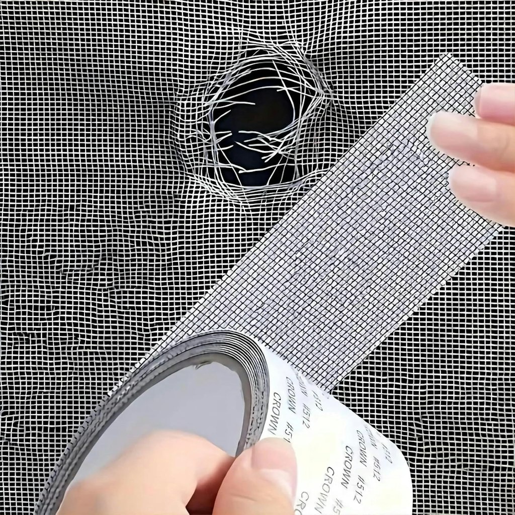 Self-Adhesive Mesh Window Repair Tape: $1