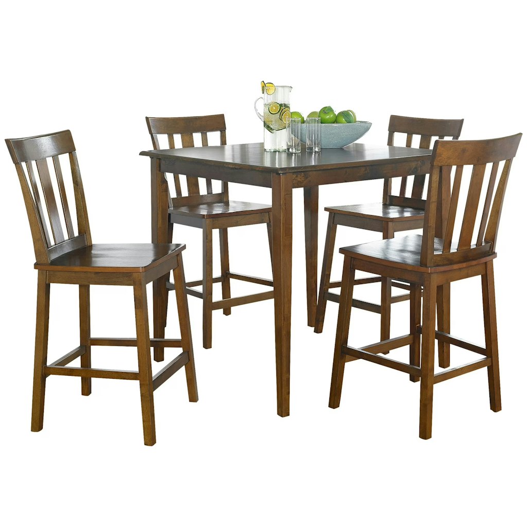 Mainstays Mission 5-Piece Solid Wood Dining Set: $167