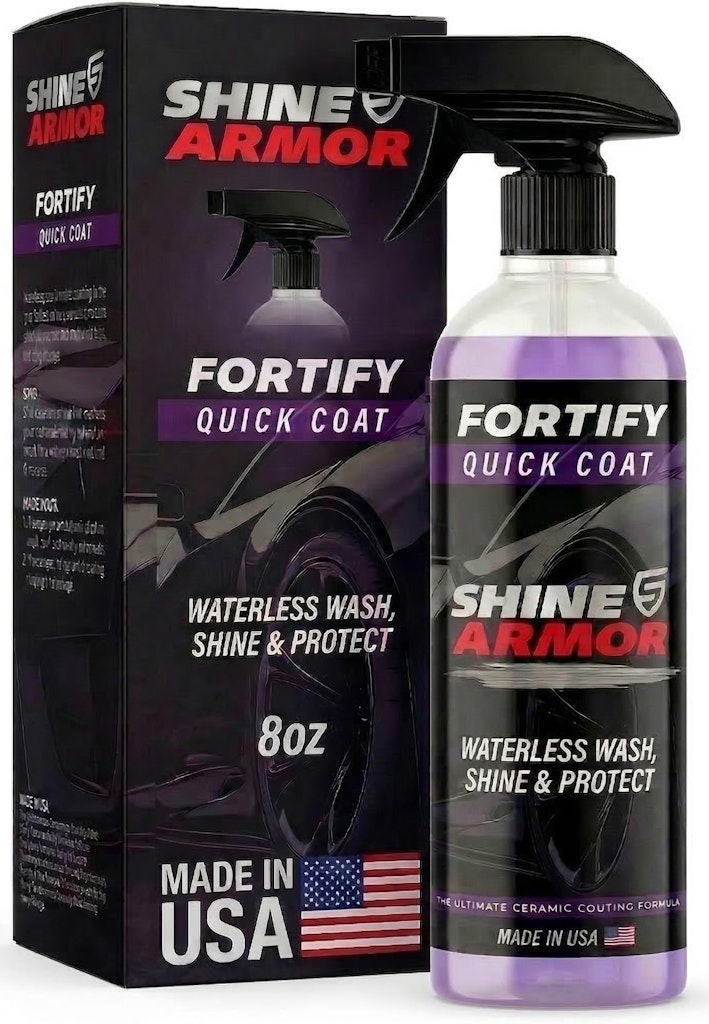 Shine Armor Fortify Quick Coat 8-oz. Ceramic Waterless Detailer Spray: $8.99 via Sub & Save