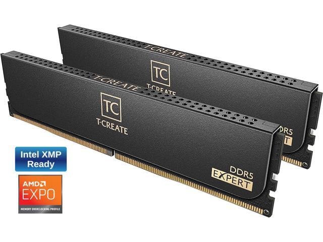 Team T-Create Expert 32GB 2x16GB DDR5 6000 Desktop Memory Kit: $409 Team T-Create Expert 32GB 2x16GB DDR5 6000 Desktop Memory Kit: $409