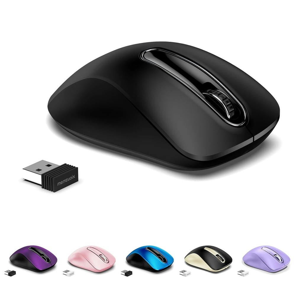 Memzuoix 1,400 DPI Wireless Mouse: $8.99 Memzuoix 1,400 DPI Wireless Mouse: $8.99