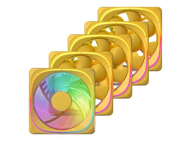 Vetroo 120mm Addressable RGB PC Case Fan 5-Pack: $39.99