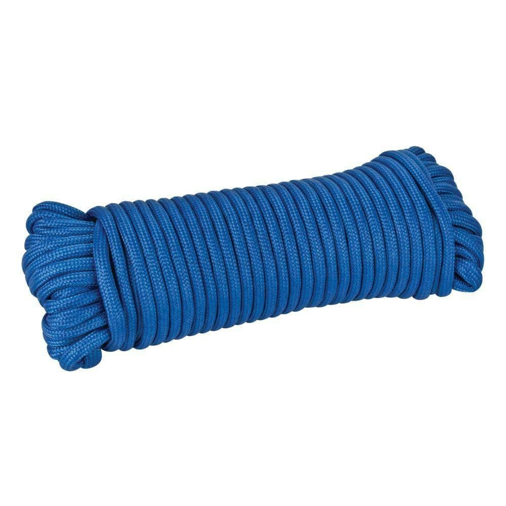 1/8-inch x 50-foot Blue Paracord Rope: $3.05
