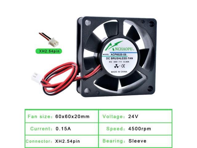 ACP6020 60mm 24V DC Cooling Fan: $16 ACP6020 60mm 24V DC Cooling Fan: $16