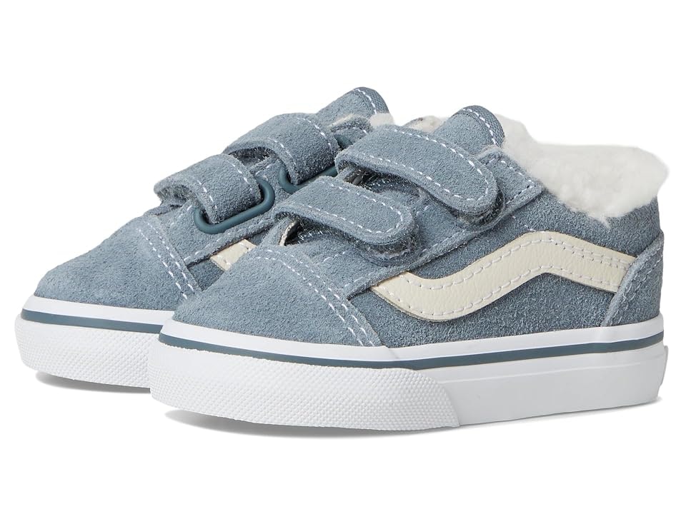 Vans Kids Old Skool V Suede Sherpa Shoes: $22.50