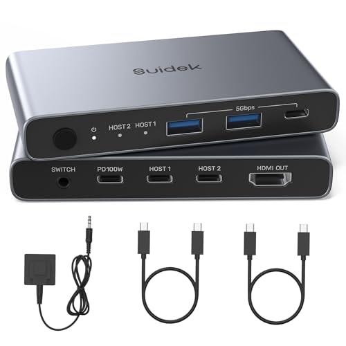 Suidek USB-C KVM Switch for 2 Computers: $47.99 Suidek USB-C KVM Switch for 2 Computers: $47.99