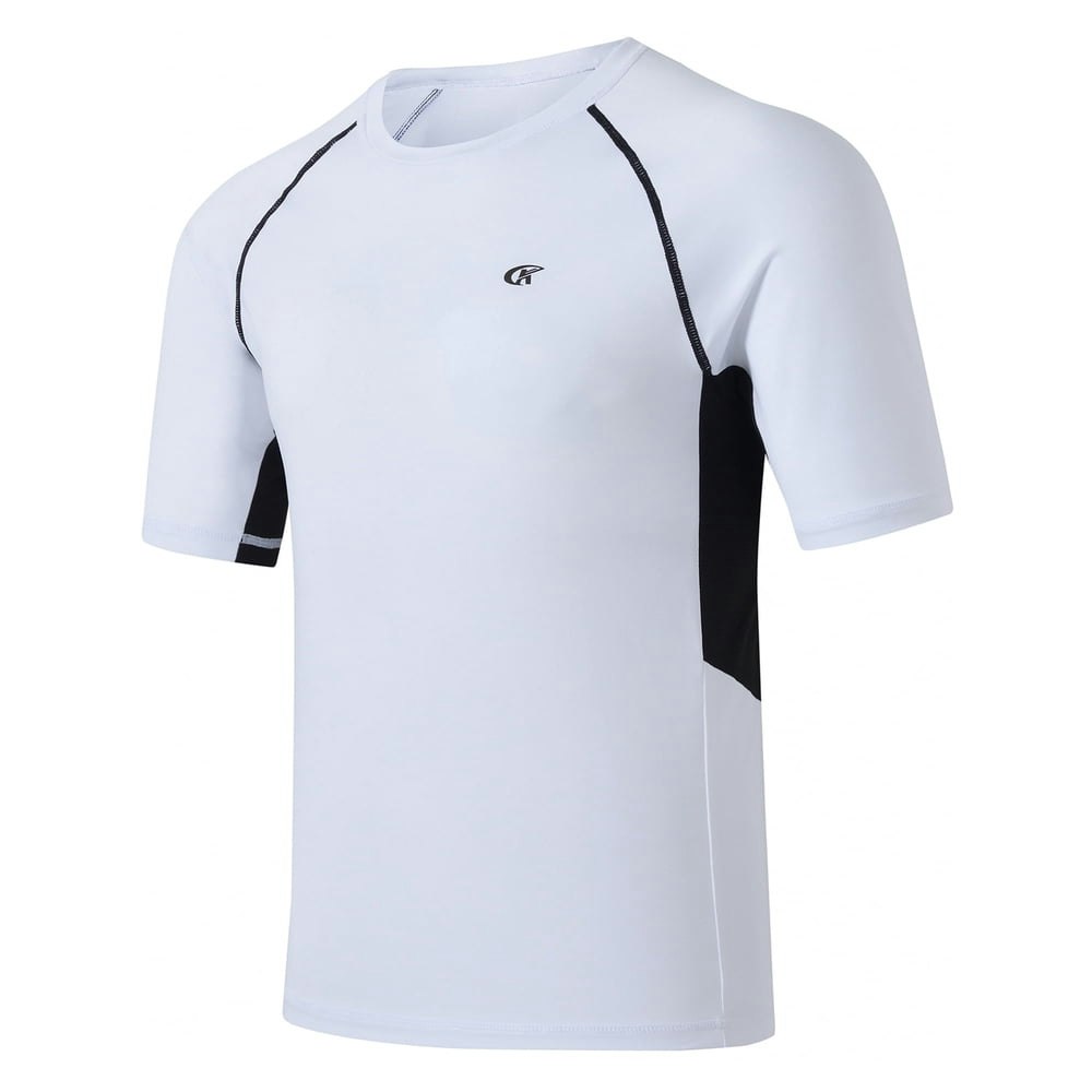 Weilanxin Men's Short Sleeve UPF 50+ Rash Guard Swim Shirt: $16.89 Weilanxin Men's Short Sleeve UPF 50+ Rash Guard Swim Shirt: $16.89