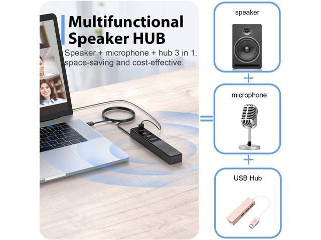 3-in-1 USB Computer Speaker with Microphone: $43.54