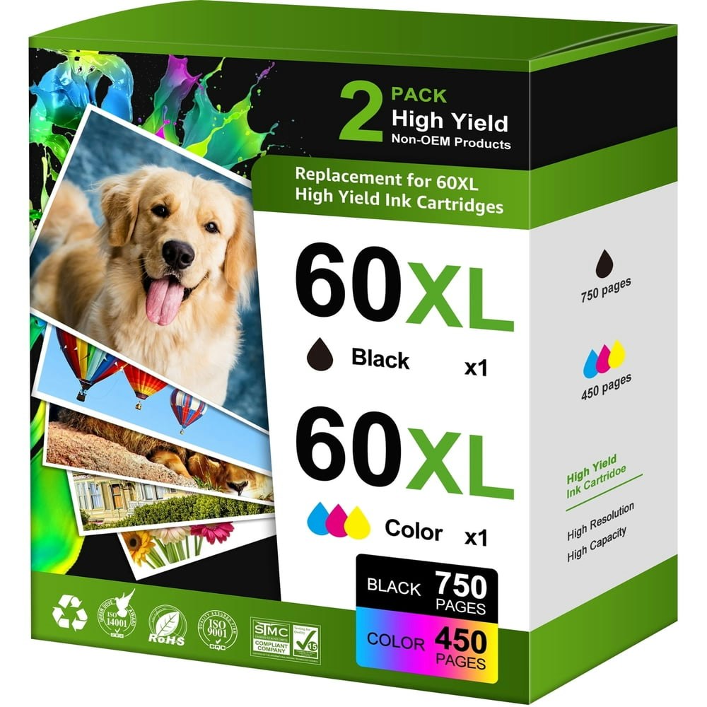 60XL Ink Cartridge 2-Pack: $25.69