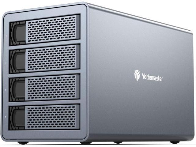 Yottamaster 4-Bay USB 3.0 to SATA Hard Drive Enclosure: $169.99