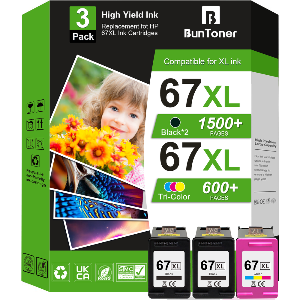 67XL Ink Cartridge 3-Pack: $40.64