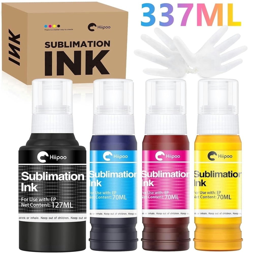 Hiipoo Sublimation Ink Refill Bottles: $24.99 Hiipoo Sublimation Ink Refill Bottles: $24.99