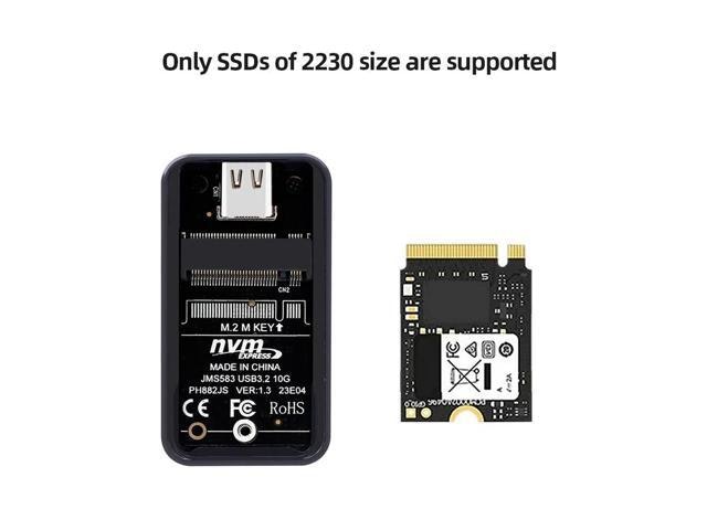 M.2 2230 NVMe USB-C SSD Enclosure: $42.31 M.2 2230 NVMe USB-C SSD Enclosure: $42.31