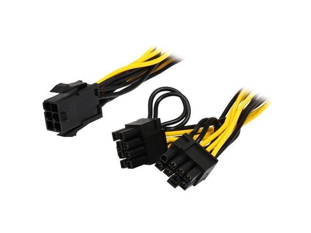 EN-Labs 6-Pin to Dual 8-Pin PCIe GPU Power Adapter Cable: $10.19