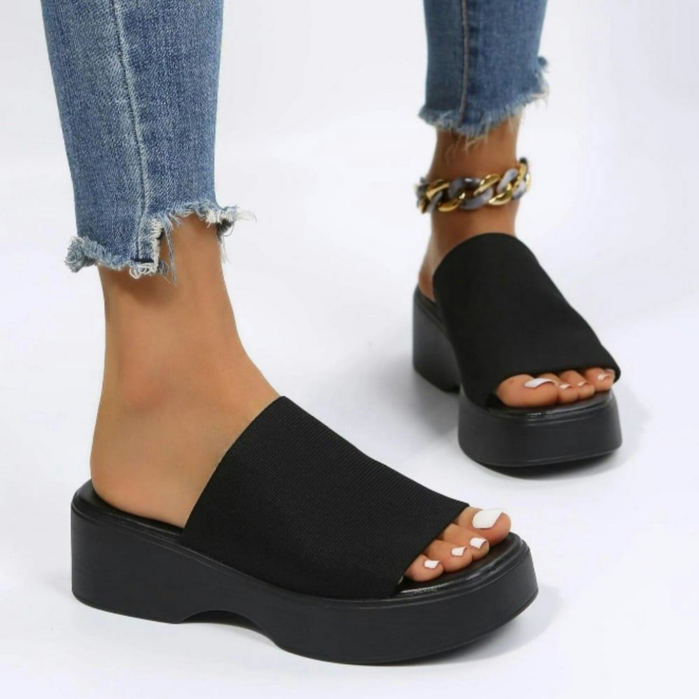 Beranmey Knit Platform Mules: $23.99 Beranmey Knit Platform Mules: $23.99